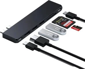 Фото: USB-хаб Satechi Pro Hub Slim Midnight (ST-HUCPHSD) № 4 | KTC