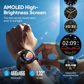 Смарт годинник Mibro GS Explorer S 48mm Obsidian Black (XPAW023OB)