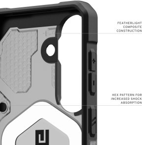 Чохол UAG for Samsung S26 - Pathfinder Clear with Magnet Ash/Black (214528113140)