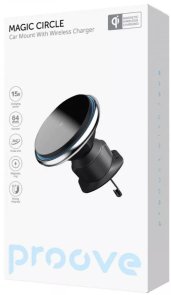 Кріплення для мобільного телефону Proove Magic Circle 15W Black (44888)