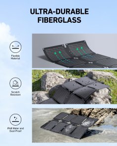 Зарядна станція Anker Solix C300XDC 140W 288Wh + сонячна панель PS60