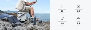 Фото: Зарядна станція Anker Solix C300XDC 140W 288Wh + сонячна панель PS60 (B1728311) № 18 | KTC