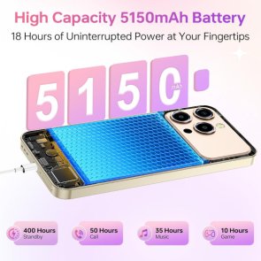 Смартфон Oukitel P1 Pro 8/512GB Black (P1_Pro_BK)