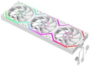 Фото: Кулер Gamemax FN12A-N2 Wireless White 3pcs (FN12A-N2 WL-W) № 5 | KTC