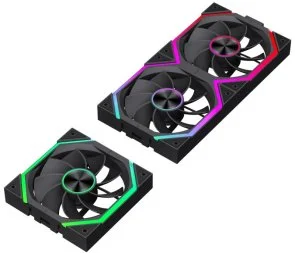 Фото: Кулер Gamemax FN12A-N2 Wireless Revers Black 3pcs (FN12A-N2 WL-R) № 2 | KTC