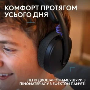 Фото: Навушники Logitech G325 Lightspeed Black (981-001524) № 3 | KTC