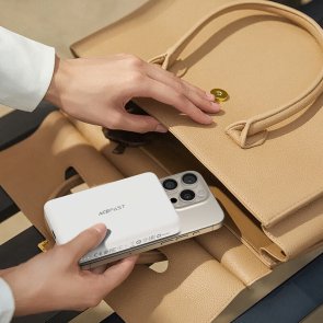 Батарея універсальна Acefast M26 10000mAh 20W Magnetic Wireless Charging White (6974316285212)