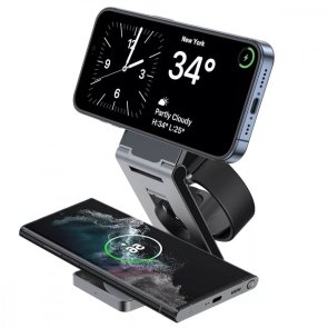 Бездротовий зарядний пристрій Proove Titan Volt 3in1, Gray