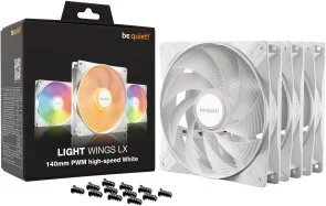 Фото: Кулер be quiet! Light Wings LX PWM High-Speed White 3pcs (BL131) № 4 | KTC