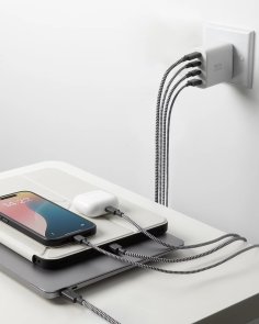 Зарядний пристрій Native Union Fast GaN PD 100W White (FAST-PD100-WHT-EU)