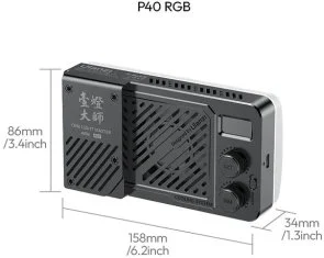 Фото: Відеосвітло Ulanzi LM-P40RGB Portable Video Light 40W RGB (L130) № 2 | KTC