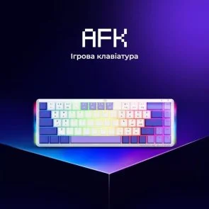 Фото: Клавіатура Proove Gaming AFK Outemu Red ENG/UA WL/BT/USB Black (WKAFK1022001) № 5 | KTC
