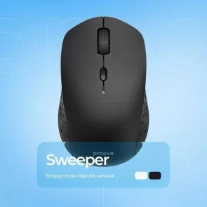 Фото: Миша Proove Sweeper Wireless Black (WMSW00011001) № 5 | KTC