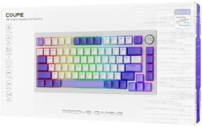 Клавіатура, Proove Gaming Coupe Huano Kobe WL/BT/USB, White/Purple ( Gaming )