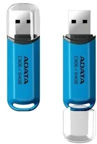 Фото: Флешка USB A-Data C906 64GB Water Blue (AC906-64G-RWB) № 2 | KTC