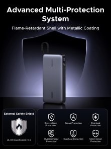 Батарея універсальна UGREEN PB552 25000mAh 165W Grey (55995B)