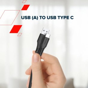 Кабель Canyon OnWire 18TP 18W AM / Type-C 2m Black (CNS-AC18SC20B)
