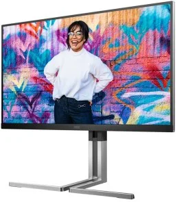 Фото: Монітор AOC Q27U3CV Black/Silver - 27" IPS / 2560×1440 / 75 Гц / Adaptive Sync / Pivot / HAS № 3 | KTC