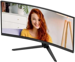 Фото: Монітор AOC CU34B3E Black - 34" VA / 3440x1440 / 120 Гц / Adaptive Sync № 6 | KTC