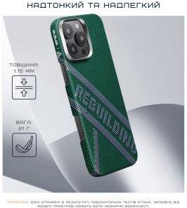 Чохол Pitaka for Apple iPhone 16 Pro - Tactile Woven Re-TROS Refining (KI1602RTR)