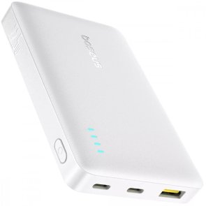 Батарея універсальна Baseus EnerFill FP21 10000mAh 22.5W White (P1008210D213-00)