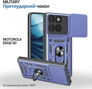 Фото: Чохол BeCover for Motorola Edge 60 - Military Blue (715519) № 6 | KTC