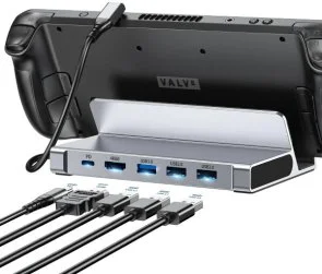 Фото: USB-хаб Choetech M77 Steam Deck Docking Station (HUB-M77-GY) № 4 | KTC