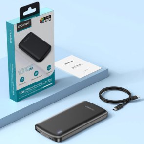Батарея універсальна Choetech B850 10000mAh 12W Black (B850-ACBK)