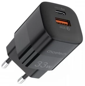 Фото: Зарядний пристрій Choetech PD5006 33W Black (PD5006-EU-BK) № 2 | KTC