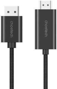  Кабель Choetech XDH01 DP / HDMI 2m Black (XDH01-BK)