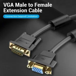 Фото: Кабель Vention VGA M / VGA F 5m Black (DAGBJ) № 4 | KTC