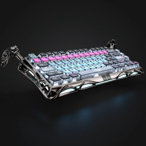 Клавіатура Gravastar Mercury V75 Pro 80key GravaStar x Gateron Magnetic Jade Gaming USB Cyberpunk