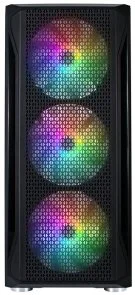 Фото: Корпус 1stPlayer X5-BK-4F1-PS-600FK 600W Black with window (X5-BK-4F1-PS-600FK-EU) № 2 | KTC