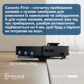  Робот-пилосос ECOVACS DEEBOT T30C Black (DLX71 BLACK)