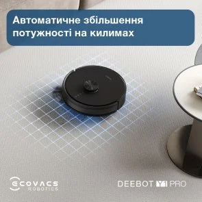 Фото: Робот-пилосос ECOVACS DEEBOT Y1 Pro Black № 16 | KTC