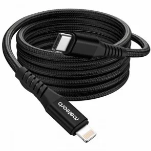 Фото: Кабель Choetech XCL-1030-BK PD 27W Type-C / Lightning 1m Black № 4 | KTC