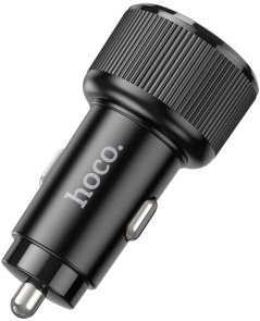 Автомобільний зарядний пристрій Hoco NZ14B Guerrero 50W Black (6942007620468)