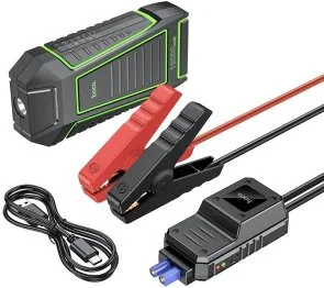 Фото: Бустер Hoco QS1 Spring car emergency start-up power bank (6942007611435) № 5 | KTC