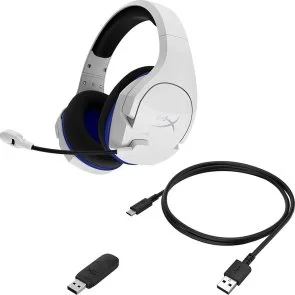 Фото: Гарнітура HyperX Cloud Stinger Core for PS5/PS4 White/Blue (4P5J1AA) № 8 | KTC