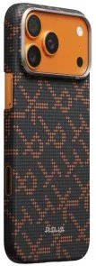 Фото: Чохол Pitaka for Apple iPhone 17 Pro - Edge Ultra-Slim Monogram Black/Orange (KI1704PTK) № 2 | KTC