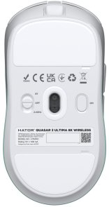 Миша Hator Quasar 3 Ultima 8K Wireless/BT White/Mint (HTM761)