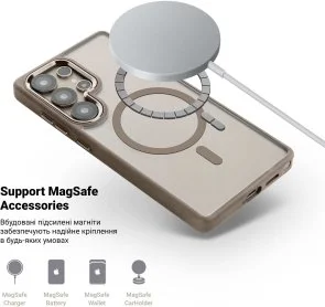 Фото: Чохол ArmorStandart for Samsung S26 Ultra - Unit MagSafe Titanium Grey (ARM88840) № 4 | KTC