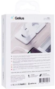 Фото: Зарядний пристрій Gelius Simple GP-HC059 2.4A White № 4 | KTC