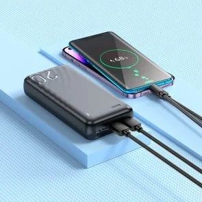 Фото: Батарея універсальна Hoco J123A Element 20000mAh 12W Black (6942007612067) № 5 | KTC