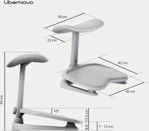 Фото: Підставка для ніг LiberNovo StepSync Footrest Space Gray (CP-GW-0000002-00-00) № 10 | KTC