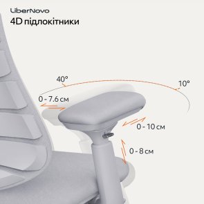 Крісло LiberNovo Omni Space Gray (CP-GW-0000015-00-00)