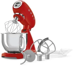Фото: Планетарний міксер Smeg Style Aesthetic Red (SMF05RDEU) № 7 | KTC