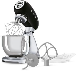 Планетарний міксер Smeg Style Aesthetic Black (SMF04BLEU)