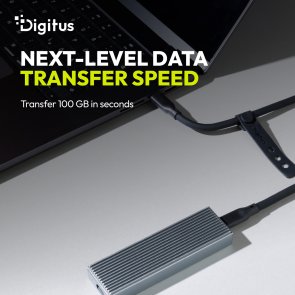 Кабель Digitus 240W Type-C / Type-C 0.5m Black (AK-300350-005-S)