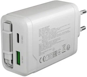 Фото: Зарядний пристрій Canyon OnCharge 65RC GaN 65W White (CNS-CURC65ACW) № 4 | KTC